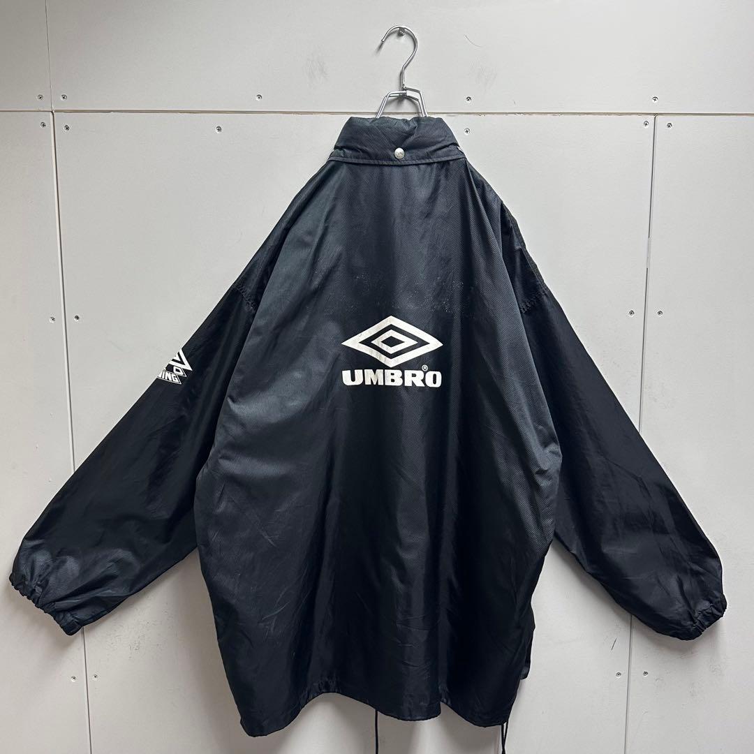 UMBRO 90s インテル　刺繍ロゴ　ナイロンジャケット　裾絞り可能
