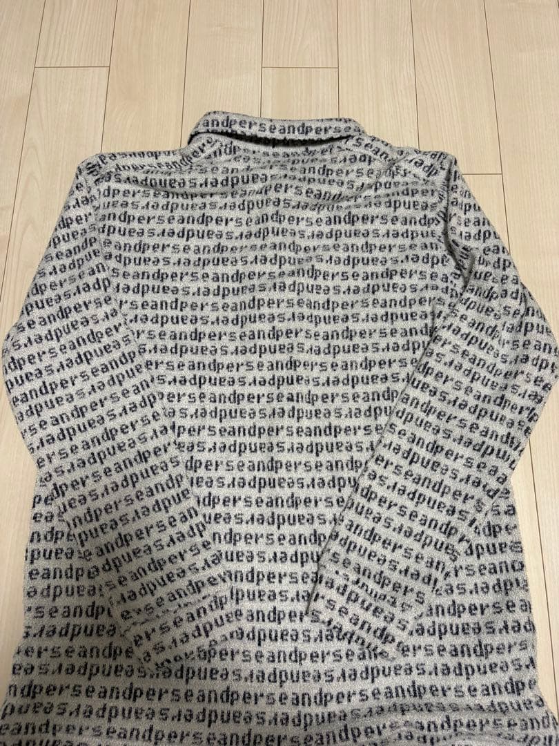and per se ホワイトネイビー　ポロシャツ Mサイズ