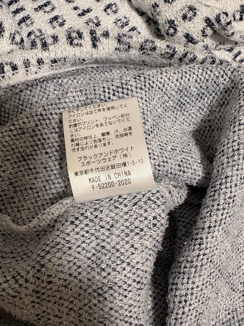 and per se ホワイトネイビー　ポロシャツ Mサイズ