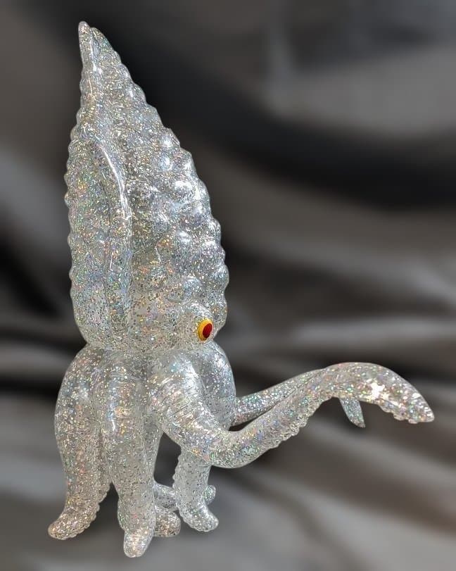 ゲゾラ「決戦！南海の大怪獣」登場怪獣（マルサン）銀ラメ版 ソフビフィギュア