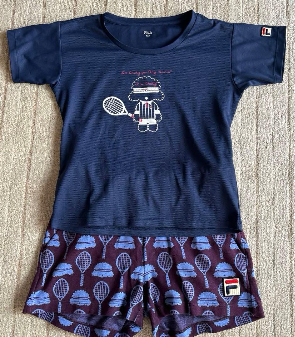 FILA テニスTシャツショートパンツセット