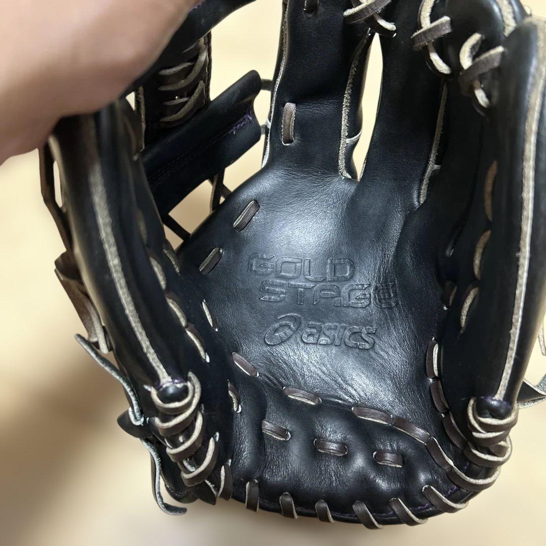 【asics】アシックス GOLDSTAGE極美品 内野手用グローブ