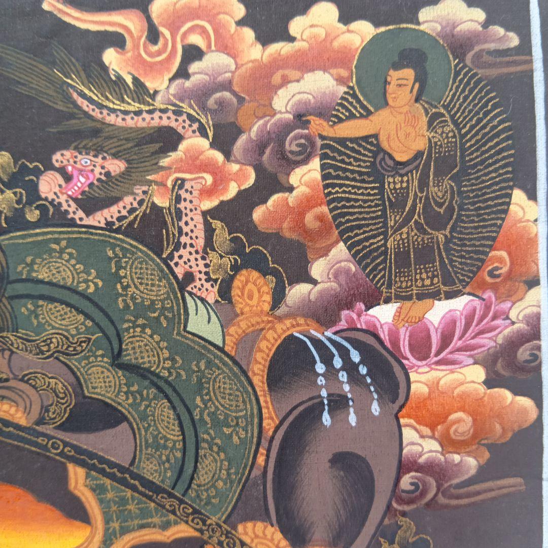 チベット密教 仏教 密教 新品 手描き　肉筆画 タンカ 曼荼羅 六道輪廻図
