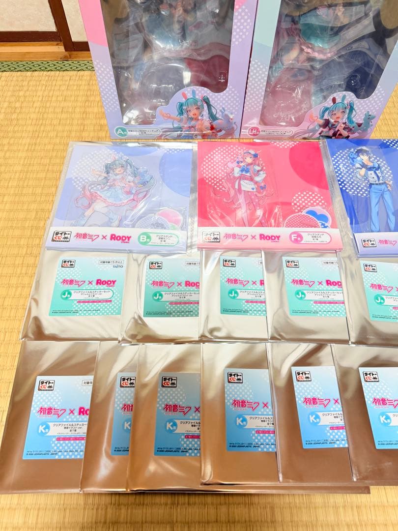 初音ミク×RODYタイトーくじ A賞 B賞 LH賞セット
