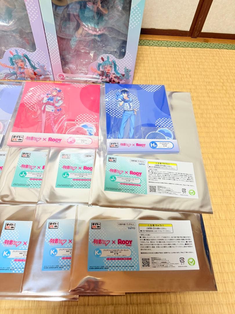 初音ミク×RODYタイトーくじ A賞 B賞 LH賞セット
