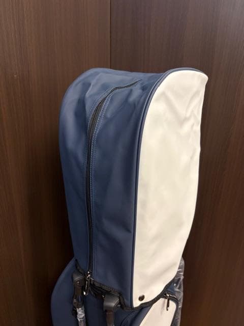 三浦技研 スタンドキャディバッグ ホワイト/ネイビー 新品
