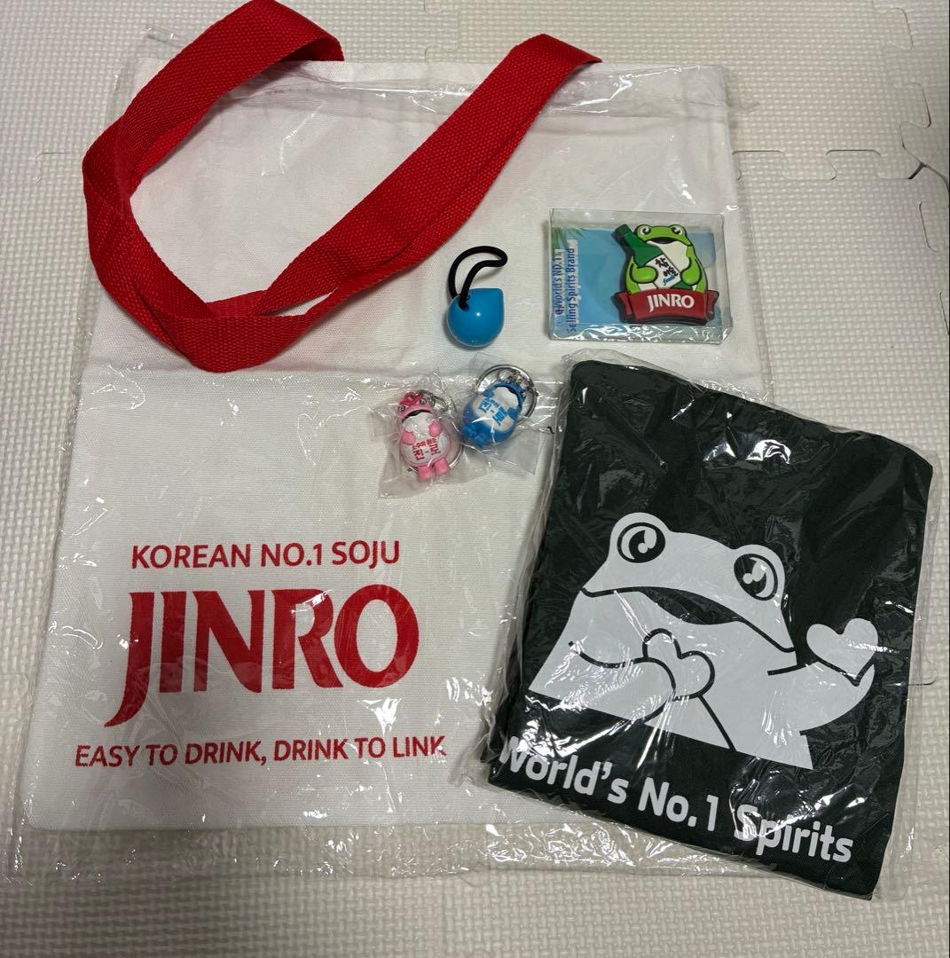 新品未使用★イカゲーム×チャミスルコラボ人形　グラスJINROグッズ1２点セット