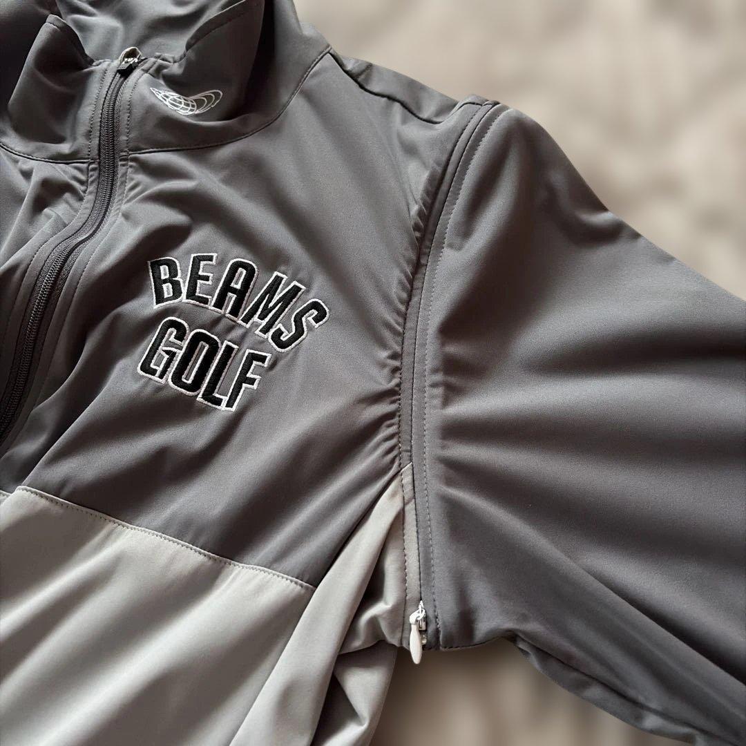 BEAMS GOLF エアシャットブルゾン グレー ジャケット M