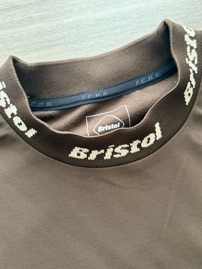 FCRB モックネックワイドロングスリーブカットソー