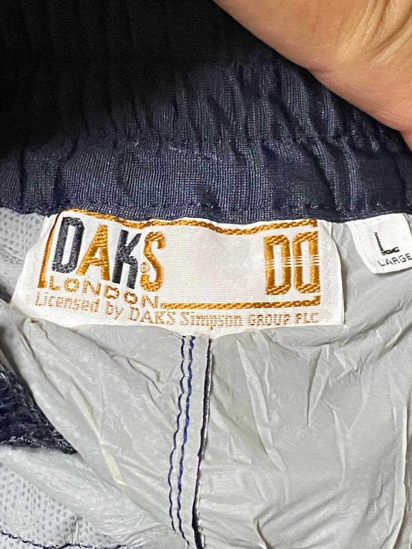 DAKS-GOLF ネイビー レインウェア　上着Ｍ　ズボンＬ