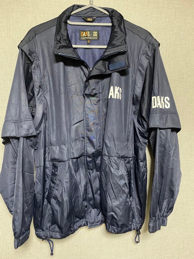 DAKS-GOLF ネイビー レインウェア　上着Ｍ　ズボンＬ