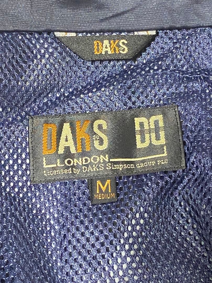DAKS-GOLF ネイビー レインウェア　上着Ｍ　ズボンＬ