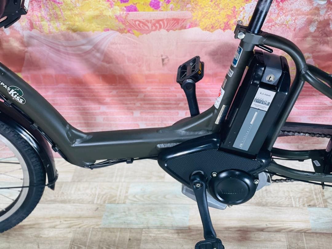 K2305 電動自転車ヤマハ子供乗せ 20インチ グリーン 8.9Ah