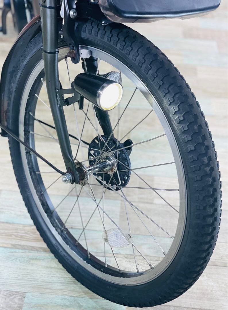 K2305 電動自転車ヤマハ子供乗せ 20インチ グリーン 8.9Ah