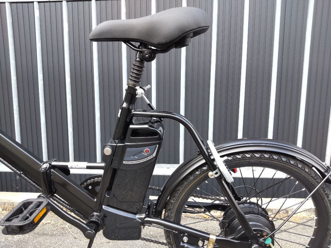 【新品】【南大阪】電動アシスト自転車 ブラック 折り畳み