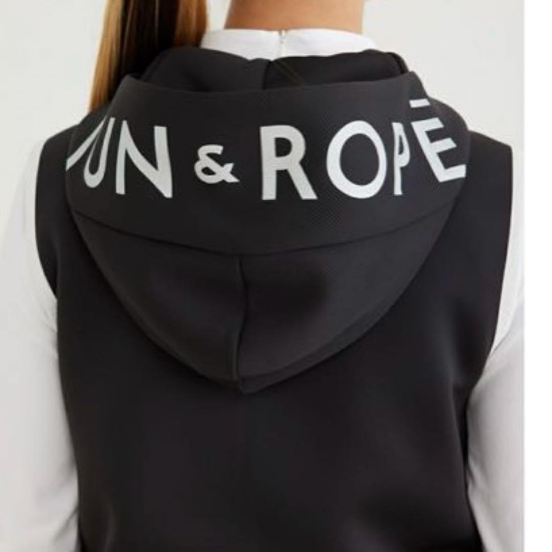 引越し値下げ！JUN&ROPE ダンボールニットロゴフーディベスト