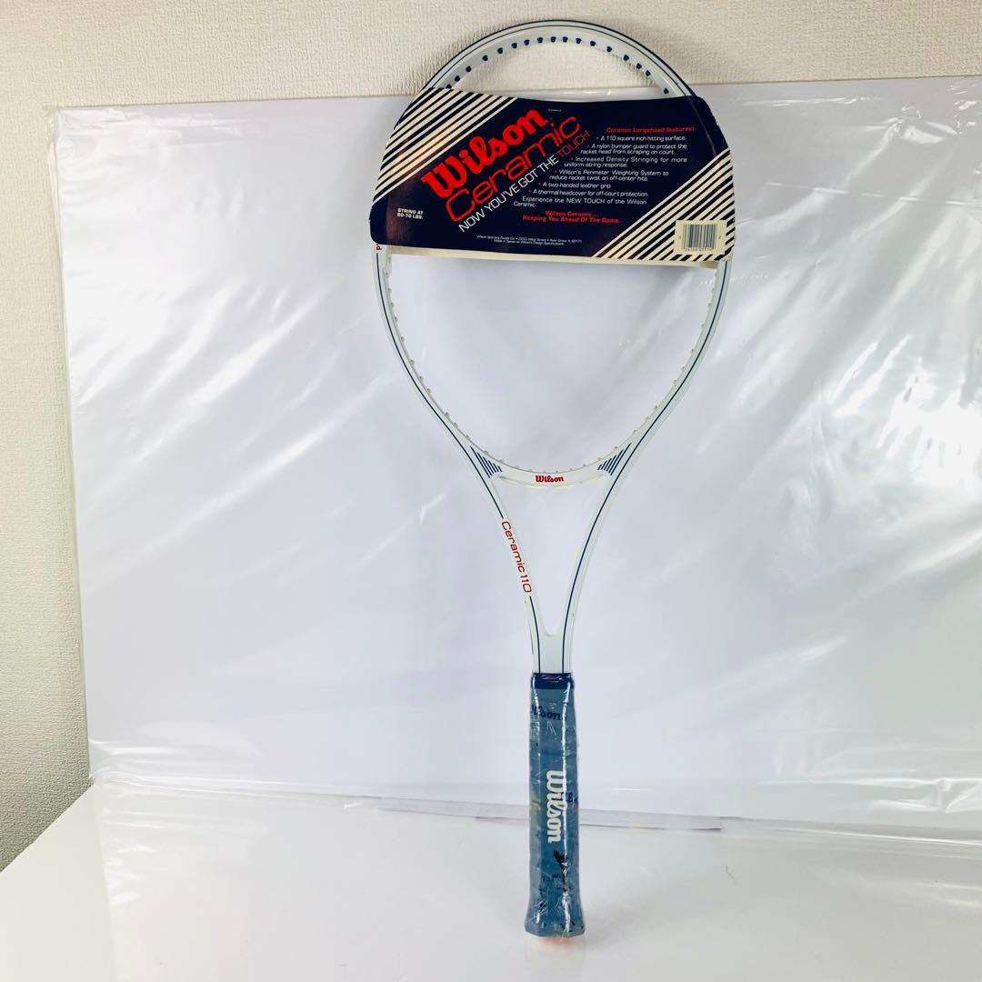 【新品未使用】Wilson Ceramic 110 硬式テニスラケット