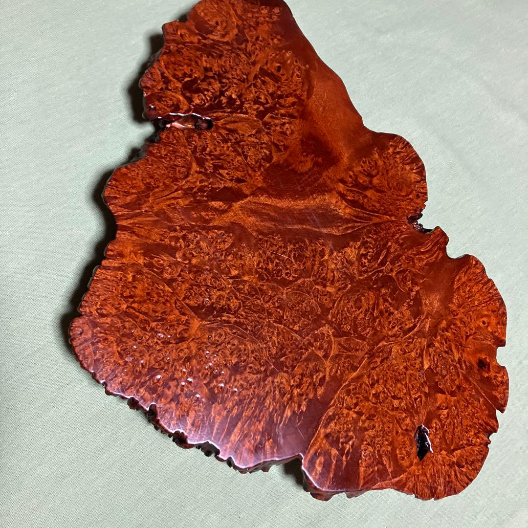 天然木　一枚板　玉杢 花台 飾り台 敷板　香台　盆栽台