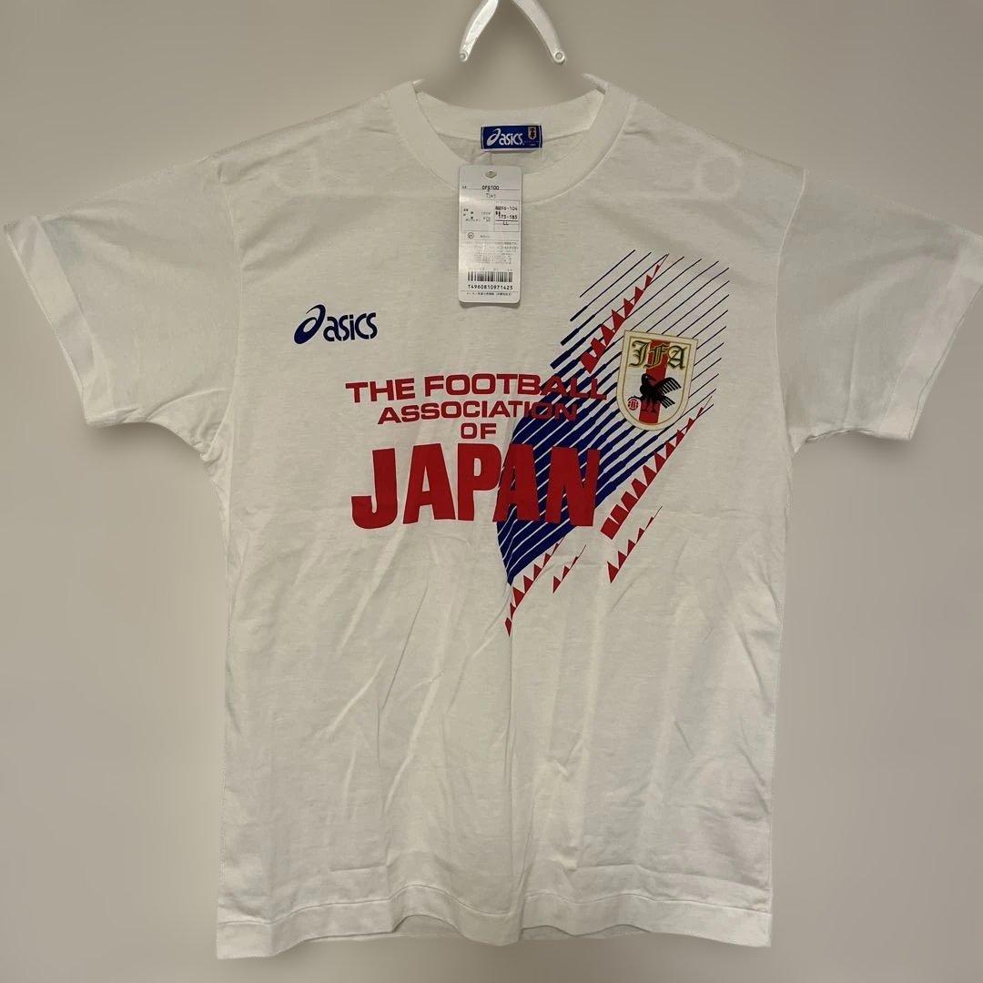 90s サッカー日本代表 アシックス ヴィンテージTシャツ シングルステッチ
