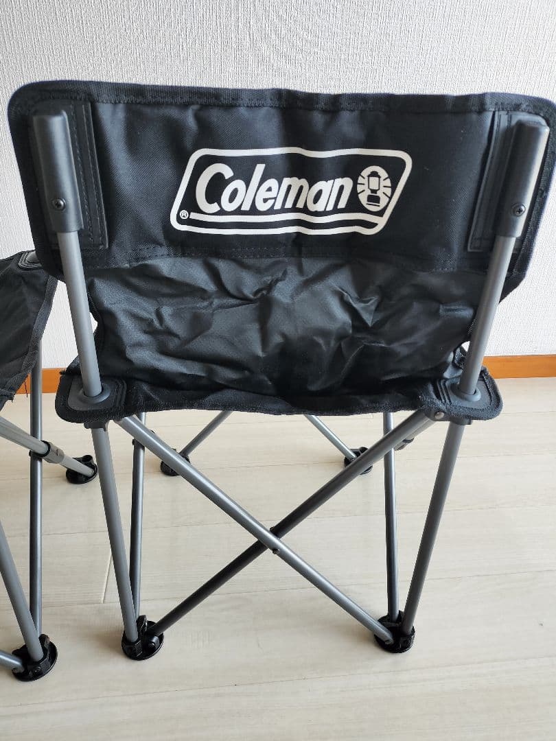 Coleman テーブルチェアセット ブラック