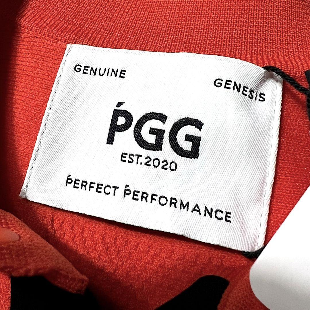新品 PGG パーリーゲイツ ポリエステルヤーン ニットポロ 定価24200 L