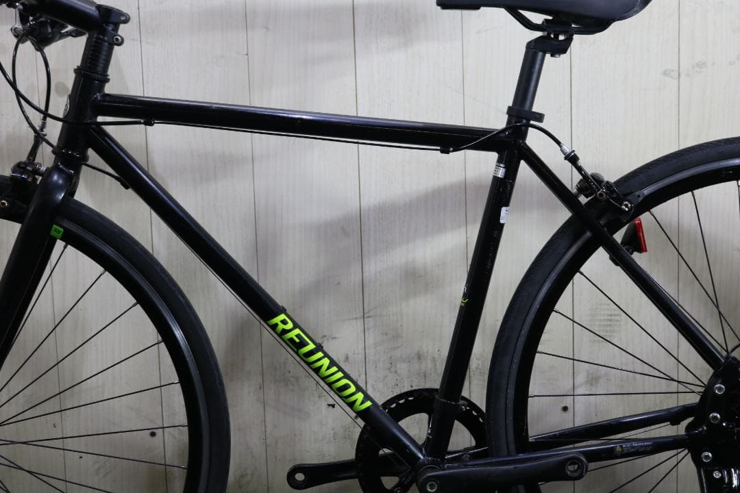あさひ製レユニオン LILU 700C クロモリ 8速 460mm クロス　黒