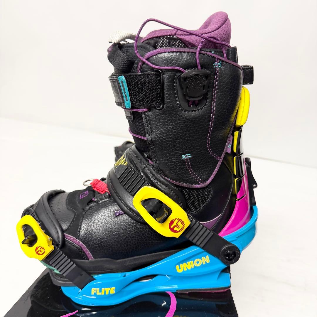 レディース　RICE28 UNION DEELUXE スノボセット　スノーボード