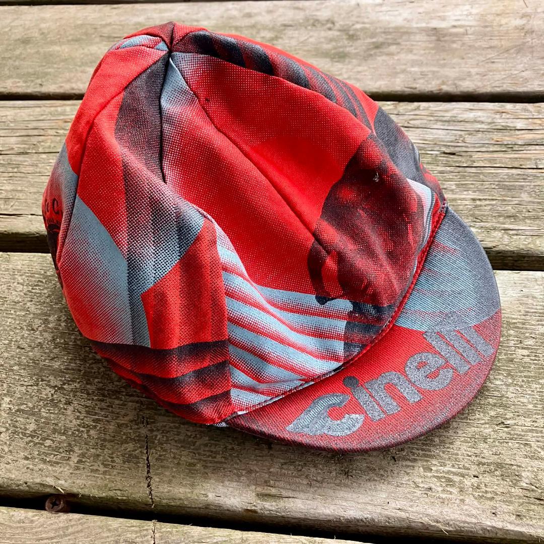 cinelli サイクルキャップ モデル311 赤青