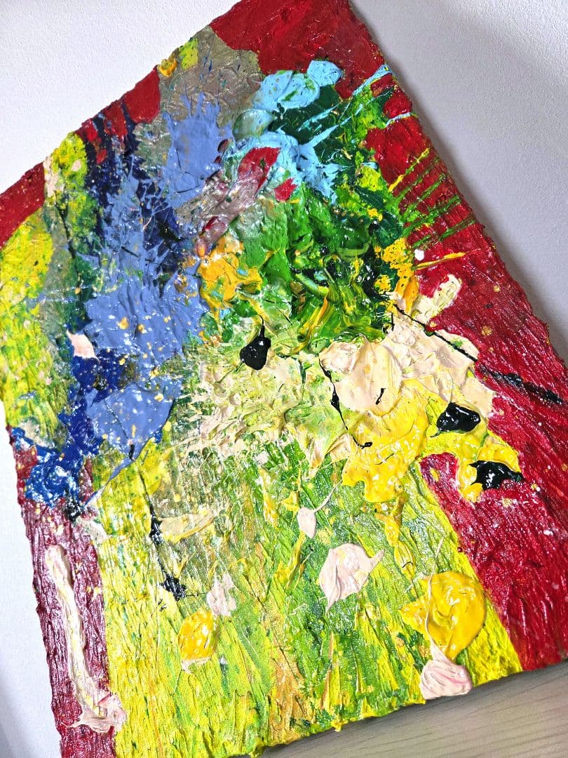 エネルギー 絵画「いつか絶対に触れる」猫 動物 芸術 アート 作品 原画 真作