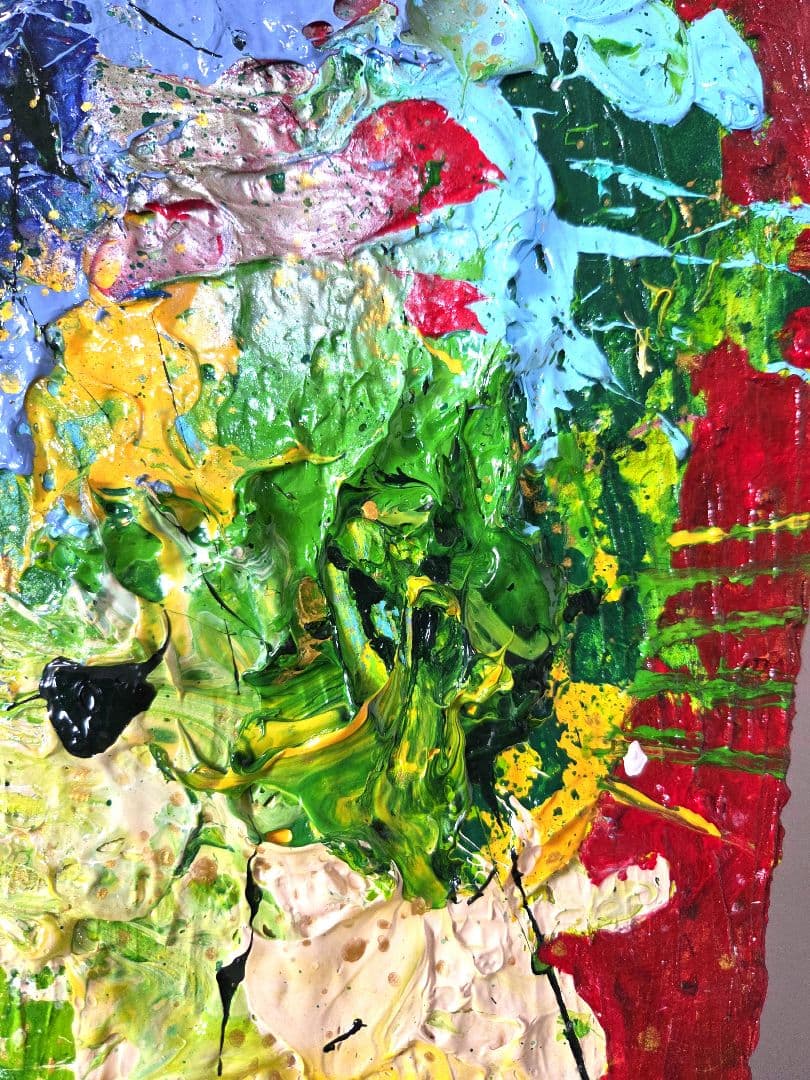 エネルギー 絵画「いつか絶対に触れる」猫 動物 芸術 アート 作品 原画 真作