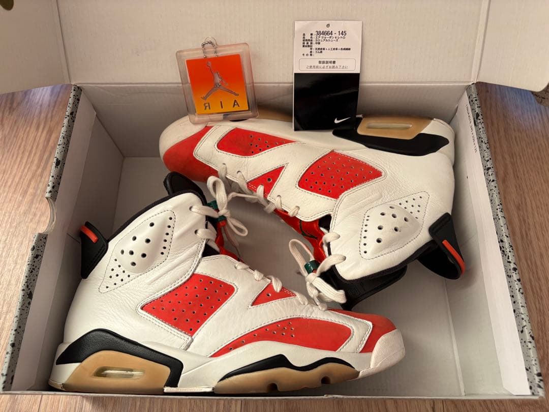 Nike Air Jordan 6 ゲーターレード　ホワイト/オレンジ/ブラック