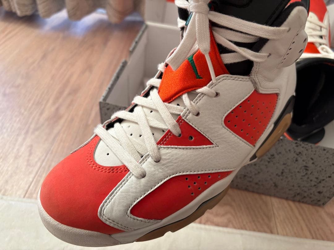Nike Air Jordan 6 ゲーターレード　ホワイト/オレンジ/ブラック