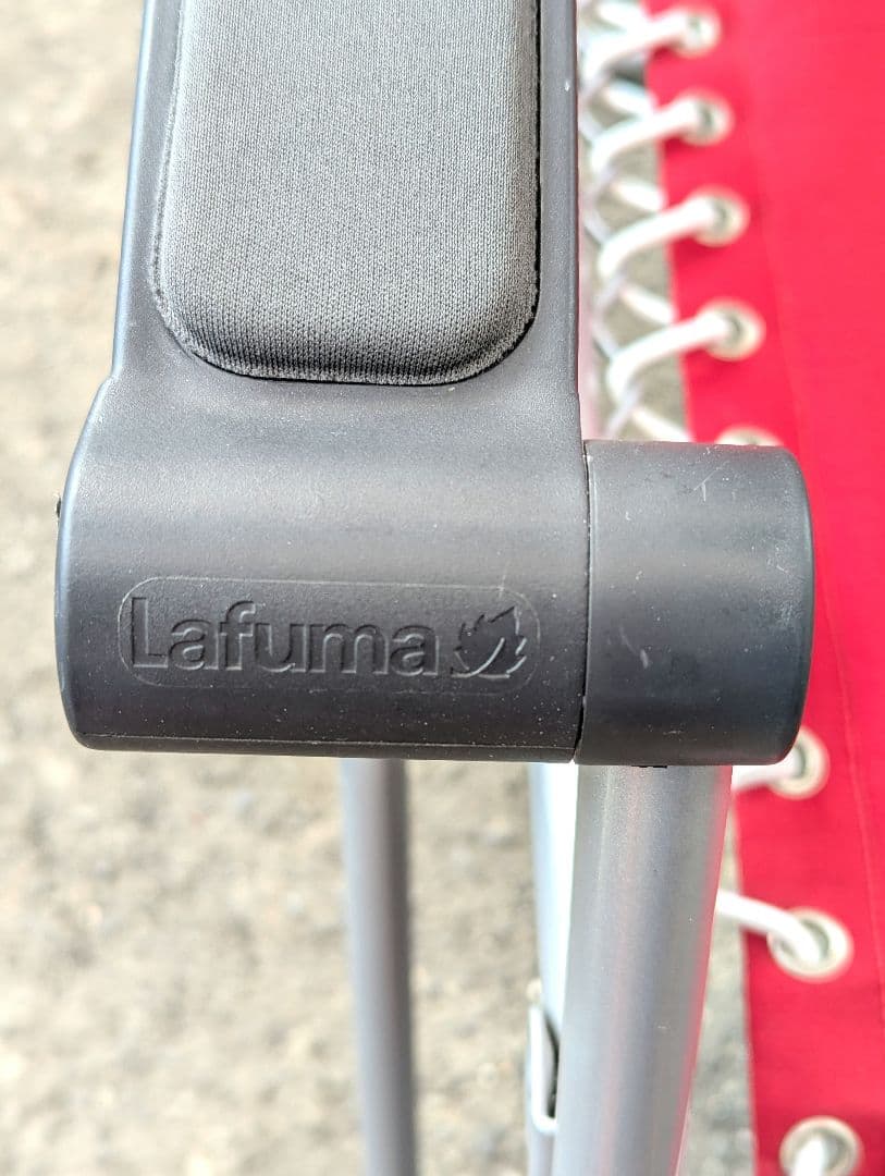 セール【Lafuma】ラフマ リクライニングチェアRSX マットタイプ（レッド）