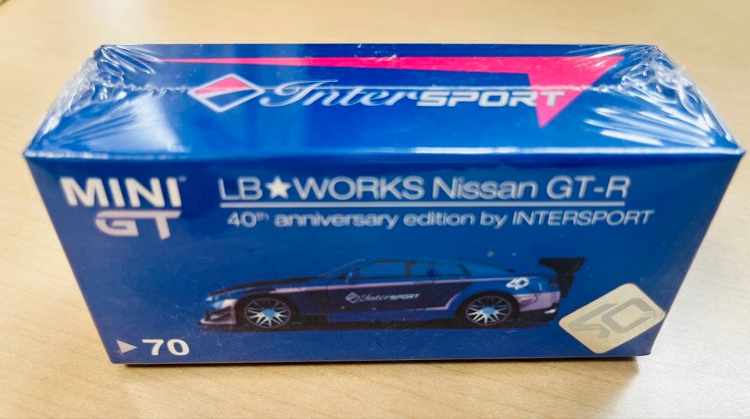 ミニカー MINI GT #70 LBWK Nissan GT-R 40th edi.