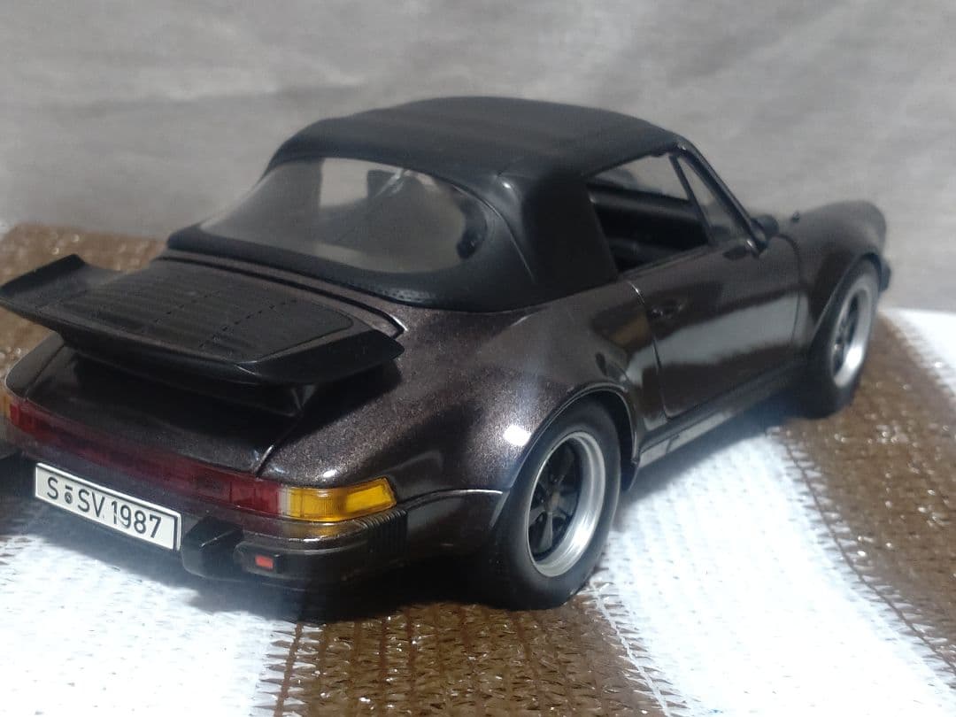 当時物　1/18 ミニカー　NOREV　ノレブ　ポルシェ911ターボ　カブリオレ