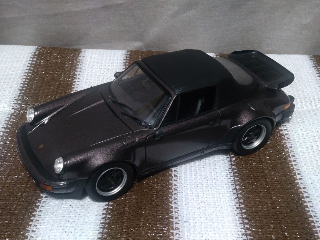 当時物　1/18 ミニカー　NOREV　ノレブ　ポルシェ911ターボ　カブリオレ