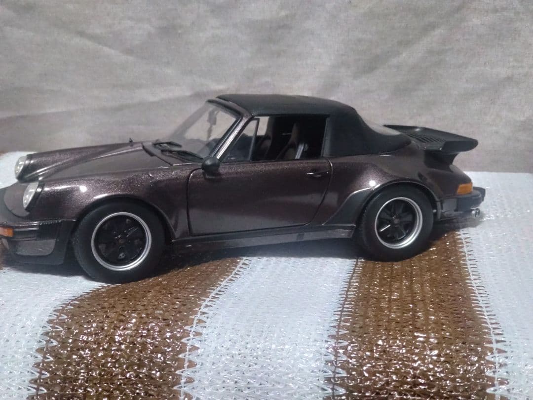 当時物　1/18 ミニカー　NOREV　ノレブ　ポルシェ911ターボ　カブリオレ