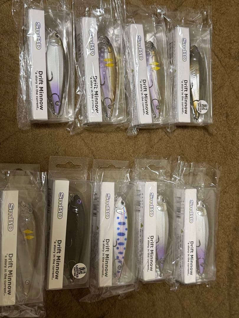 格安！引退品 ドリフトミノー 9つセット