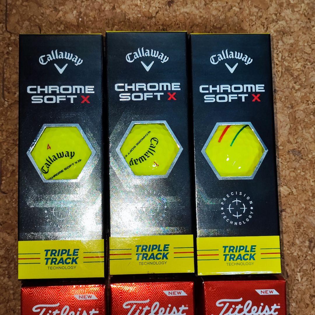 Callaway クロムソフトX Titleist TruFeel ゴルフボール