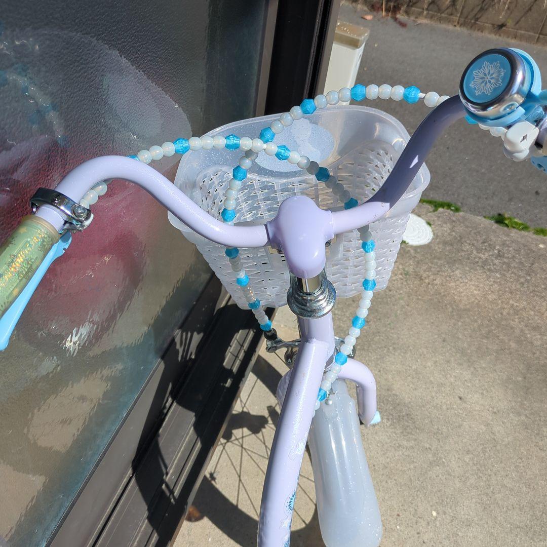 アナ雪 子供用自転車ヘルメット付き※手渡し限定※