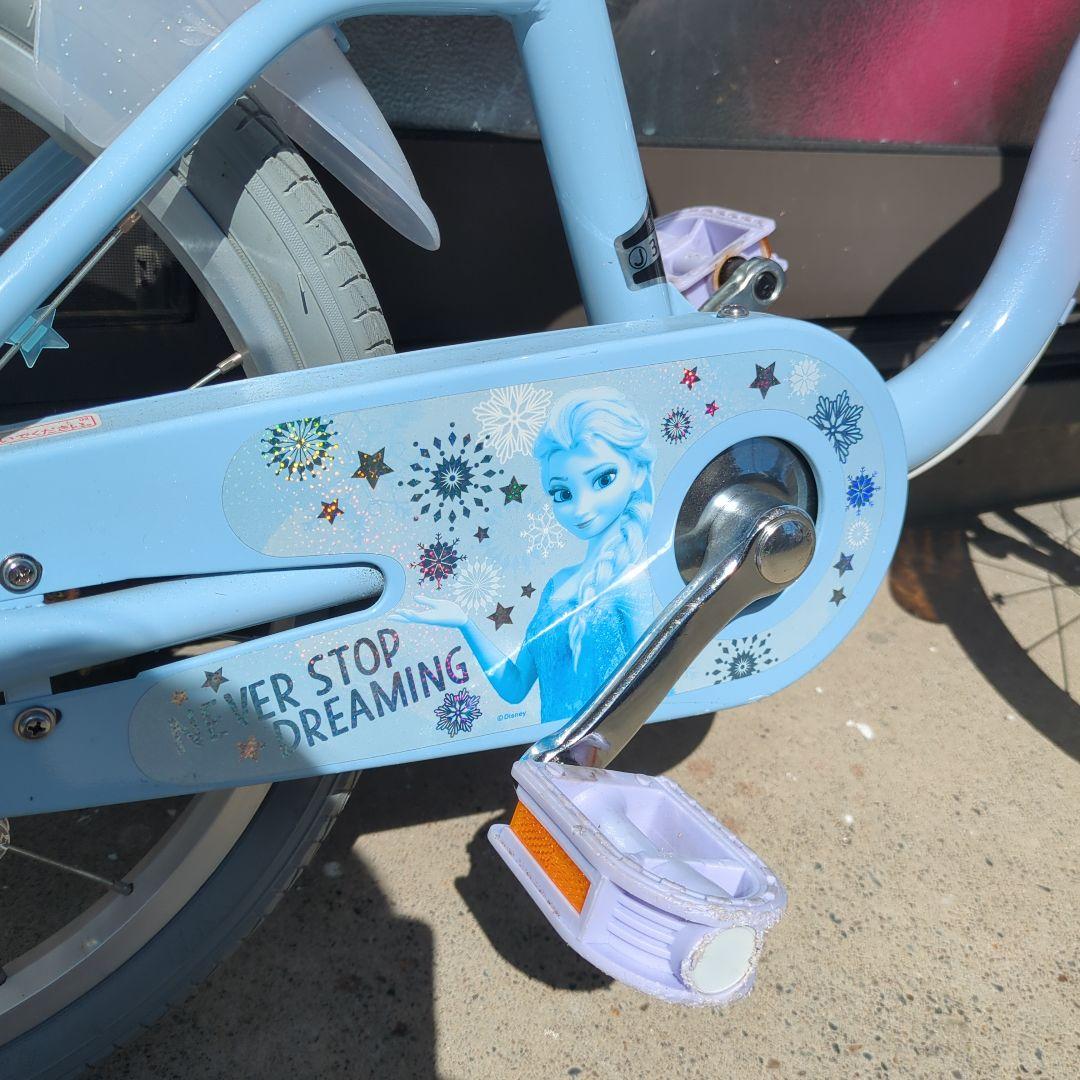 アナ雪 子供用自転車ヘルメット付き※手渡し限定※