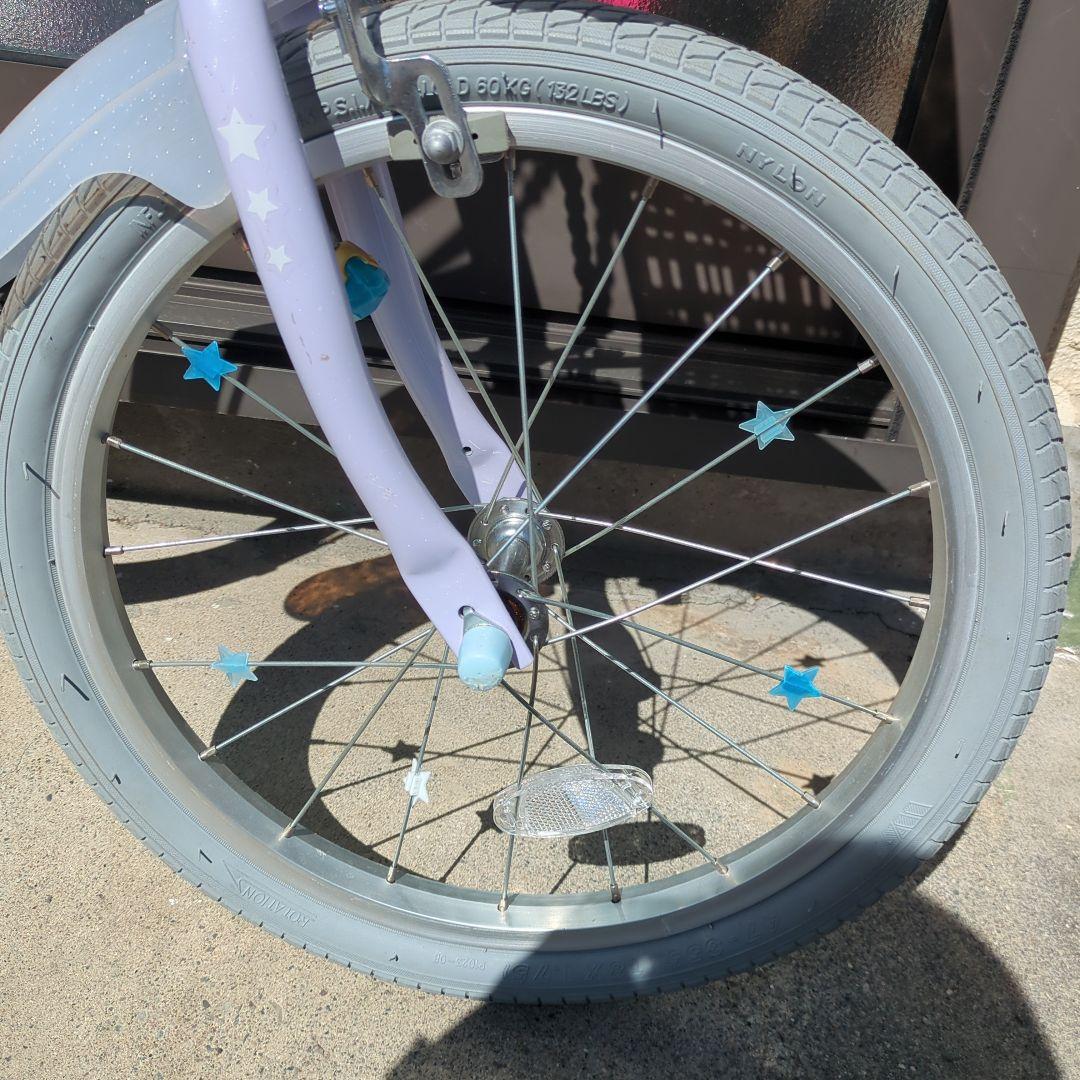 アナ雪 子供用自転車ヘルメット付き※手渡し限定※