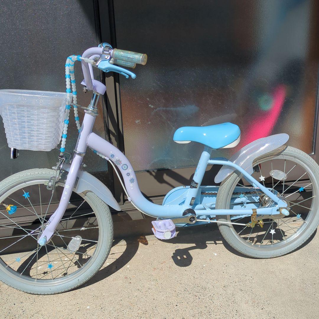 アナ雪 子供用自転車ヘルメット付き※手渡し限定※