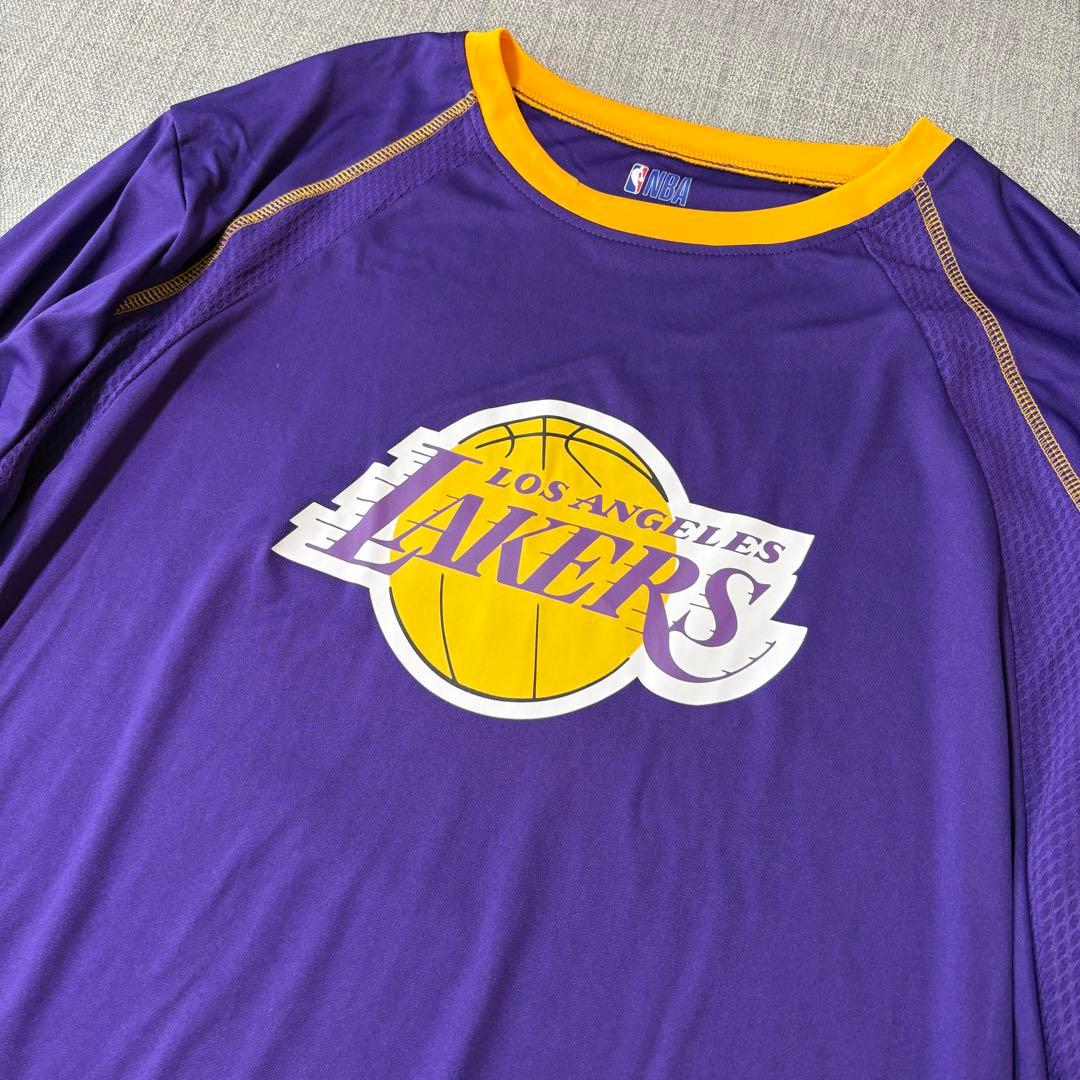 Lakers レイカーズ 長袖Tシャツ バスケットボール