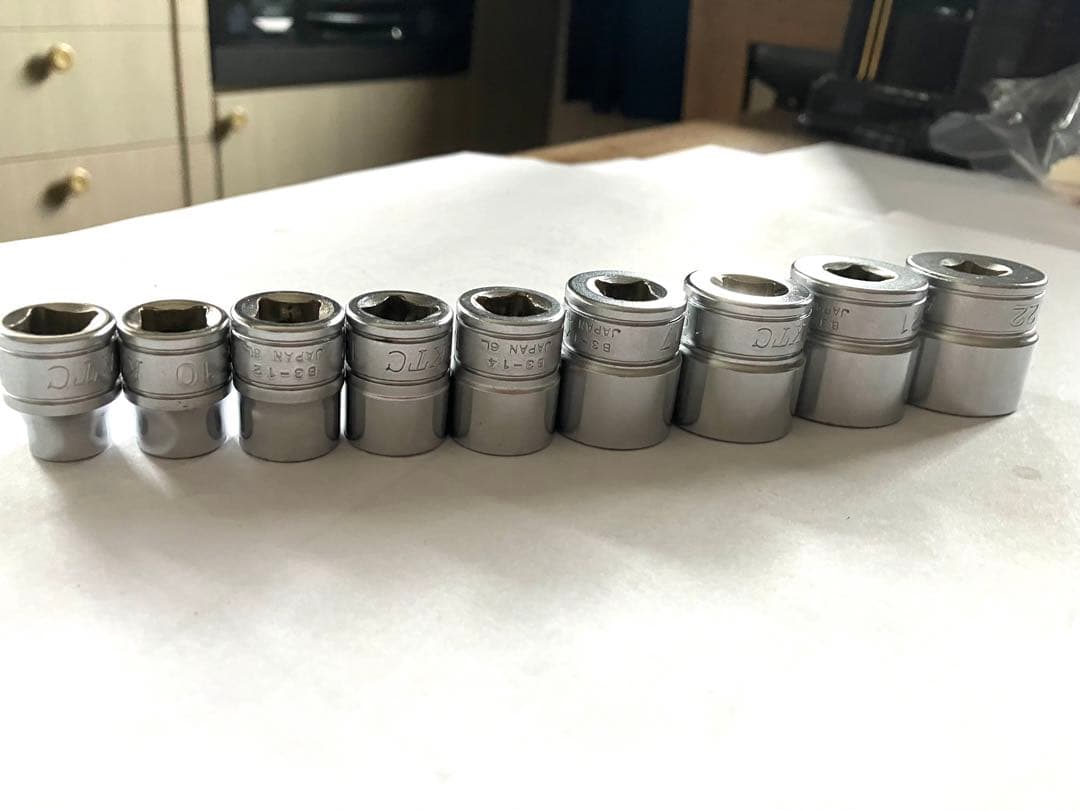 京都機械工具 KTC 9.5sq.ソケットセット9コ組