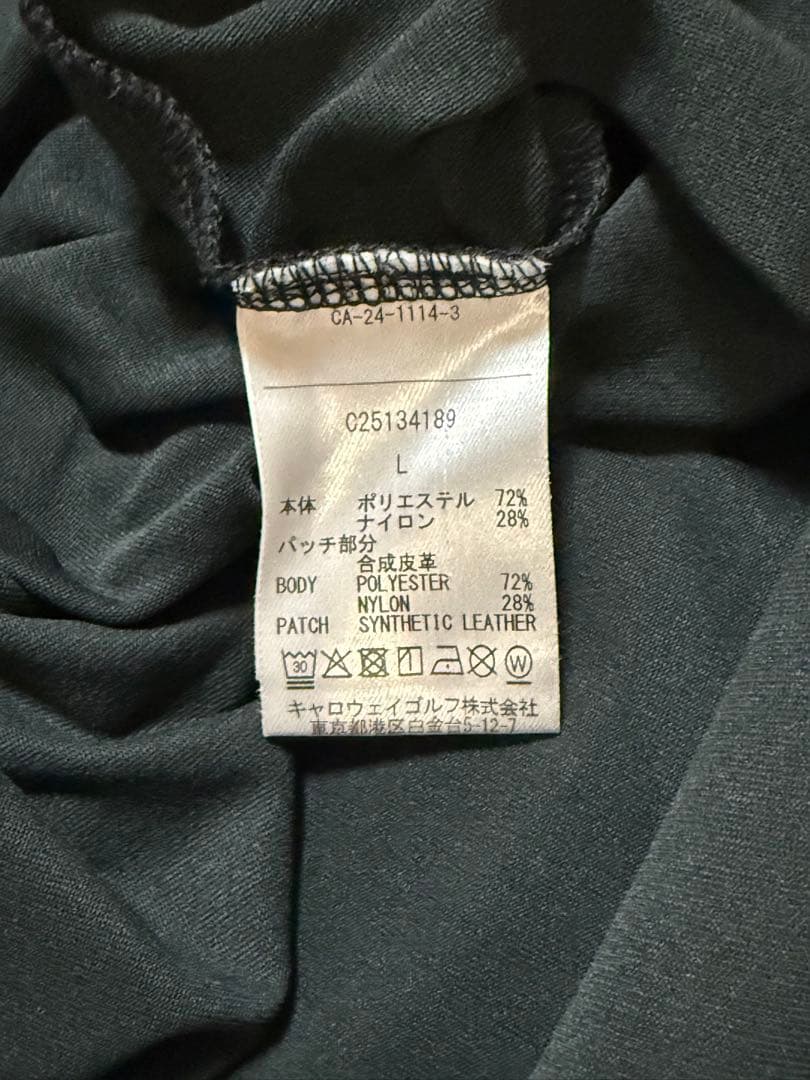 CALLAWAY ゴルフシャツ ブラック ハイネック