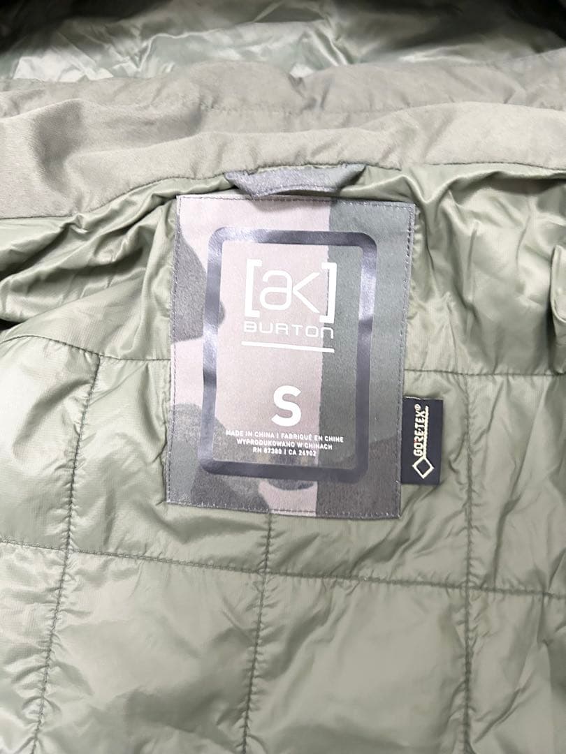 バートン [ak] GORE-TEX 2L Swash Jacket S 迷彩