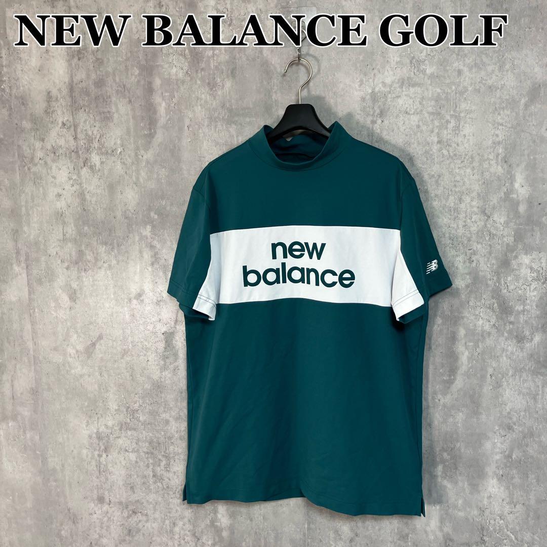新品 NEW BALANCE GOLF スパン天竺モックネック半袖シャツ 6