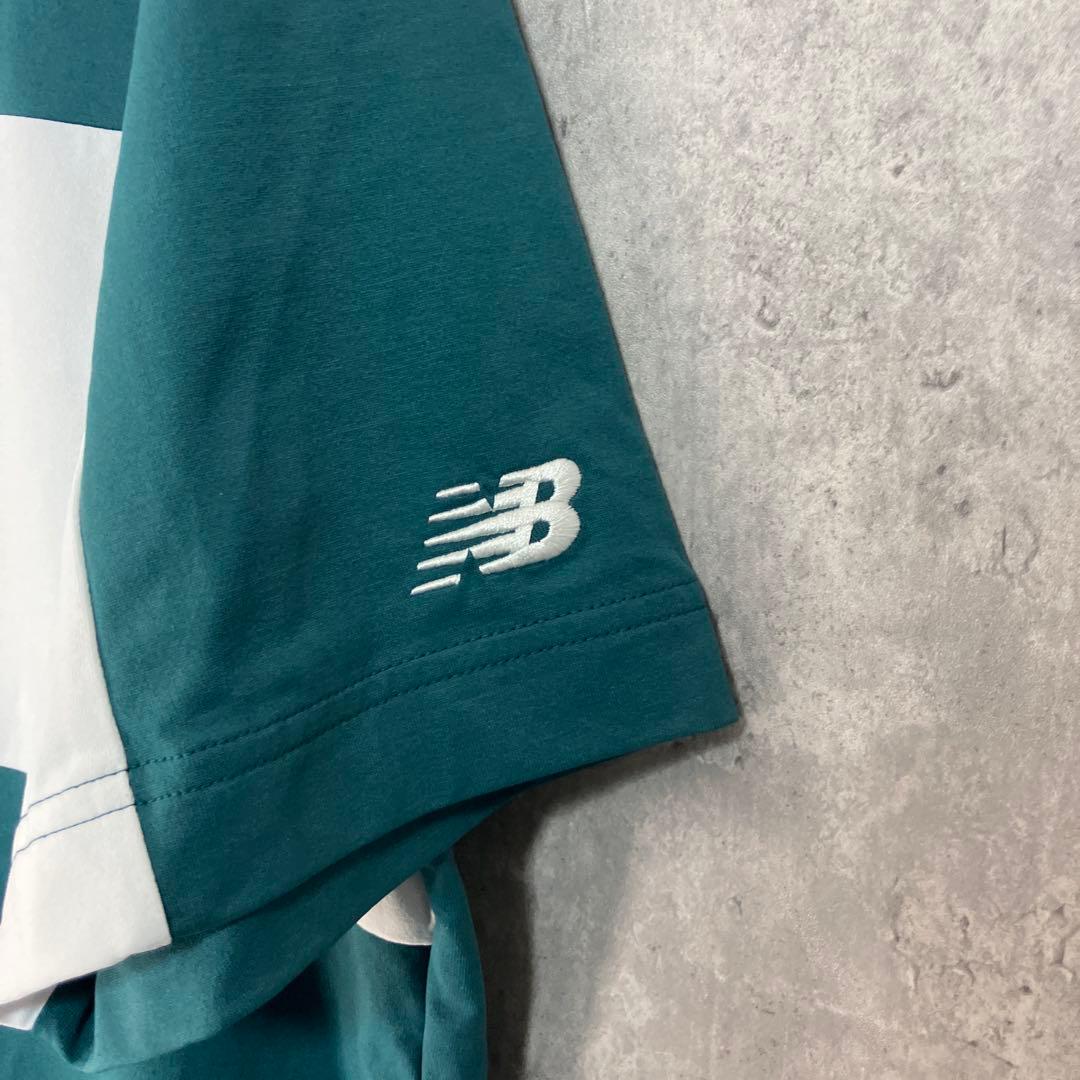 新品 NEW BALANCE GOLF スパン天竺モックネック半袖シャツ 6