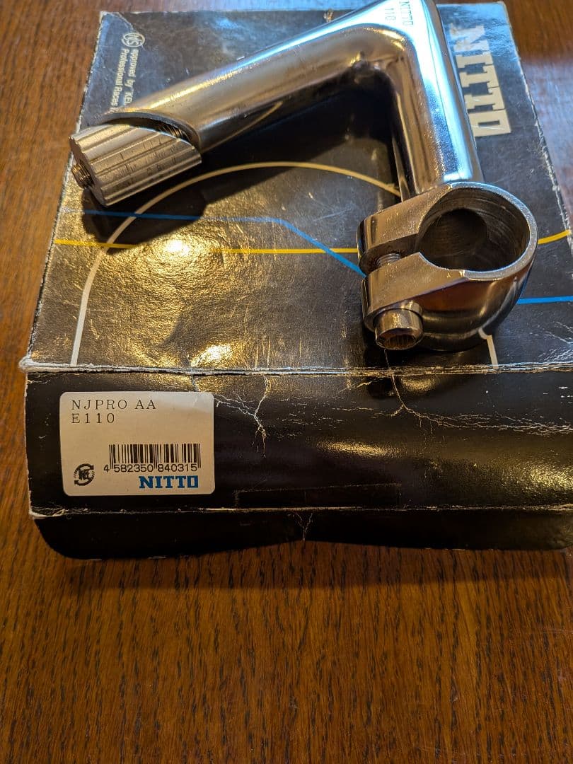 NITTO 日東 NJS PRO ステム 110mm 58° 22.2径 刻印